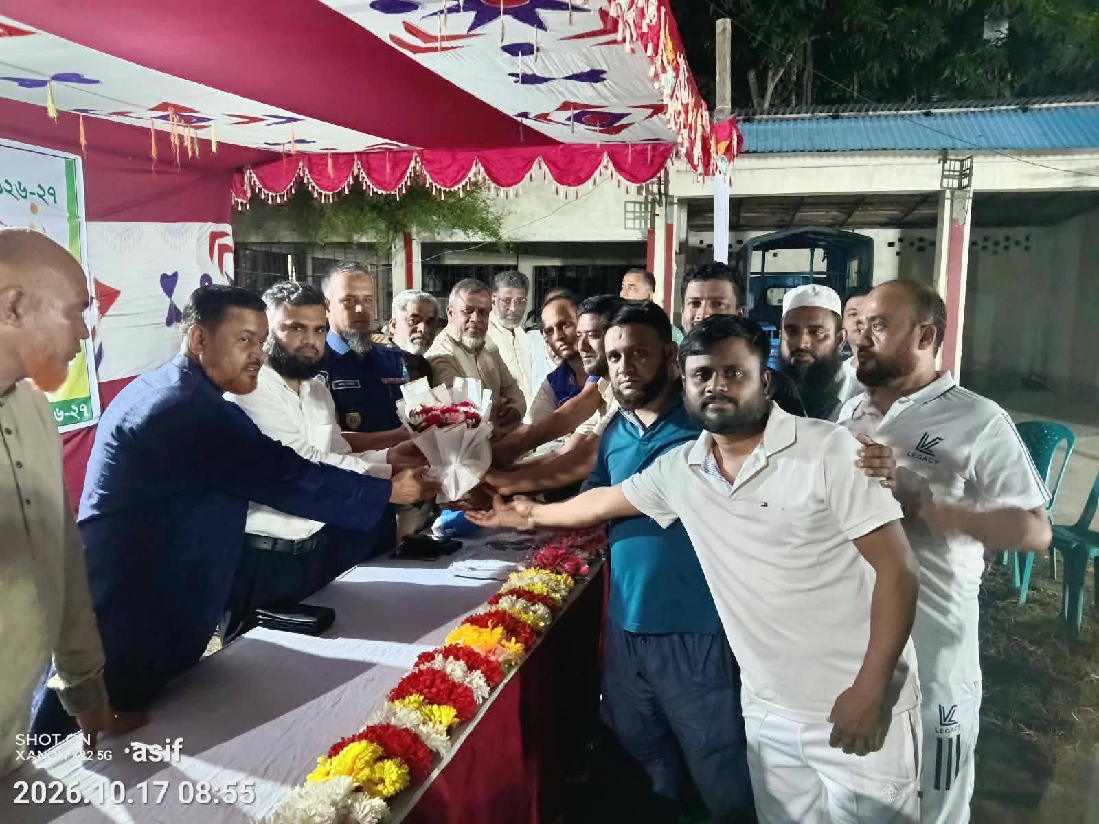 হাইমচর থানা মাঠে বর্ণাঢ্য আয়োজনে সিনিয়র সিটিজেন ব্যাডমিন্টন ক্লাবের ২০২৬-২৭ মৌসুমের শুভ উদ্বোধন