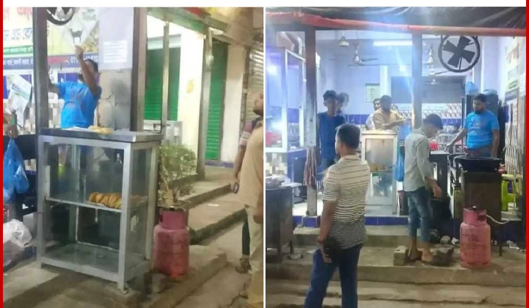 হাইমচরে পুলিশের যৌথ অভিযান: ফুটপাত দখলমুক্ত ও অটো-যানজট নিরসনে ওসি এবং ব্যবসায়ী নেতার কঠোর হুঁশিয়ারি